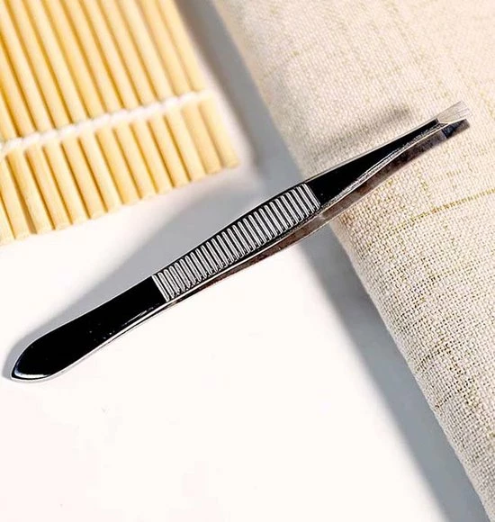 INTER-ESQUE - Epileer Pincet - Tweezer - Epileren - Recht - Zilver 2 INTER-ESQUE - Epileer Pincet - Tweezer - Epileren - Recht - Zilver - Afbeelding 2