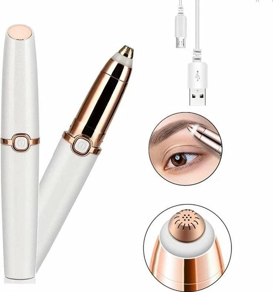 Cocora Wenkbrauw trimmer | Wenkbrauw Epilator | Precisietrimmer | USB oplaadbaar - Wit Cocora Wenkbrauw Trimmer | Wenkbrauw Epilator | Precisietrimmer | USB Oplaadbaar - Wit -Philips winkel 550x590 1