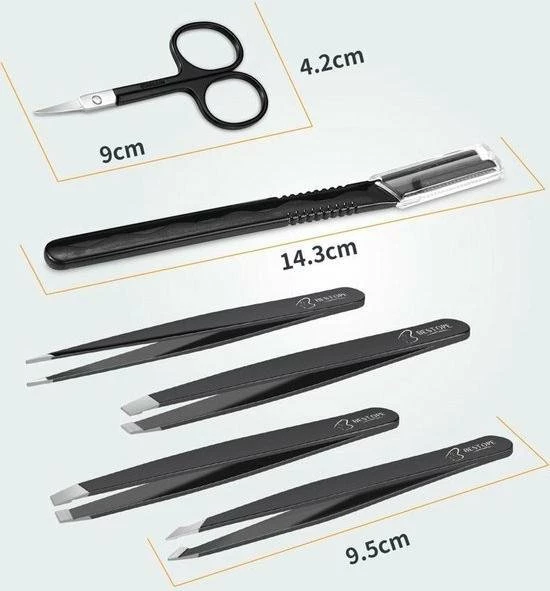 Pincet - Bestope Pincet - Pincet epileer - Pincet - Manicure set - Ontharen - Pincetten - Eyebrow - Tweezer - Epileren - Ontharing - Pincerset Pincet - Bestope Pincet - Pincet Epileer - Pincet - Manicure Set - Ontharen - Pincetten - Eyebrow - Tweezer - Epileren - Ontharing - Pincerset -Philips winkel 550x591 5