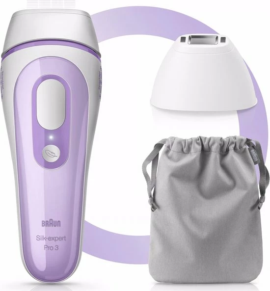 Braun Silk-expert Pro Silk·expert Pro 3 PL3011 - IPL - Zichtbare Ontharing - Wit En Lila Braun Silk-expert Pro Silk·expert Pro 3 PL3011 - IPL - Zichtbare Ontharing - Wit En Lila -Philips winkel 550x593 2