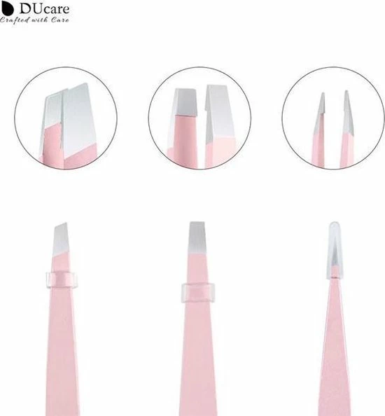 3 Delige Set - professionele Pincet Set Roze - Epileren - Precisie Elemental GOods 3 Delige Set - Professionele Pincet Set Roze - Epileren - Precisie -Philips winkel 550x594 5