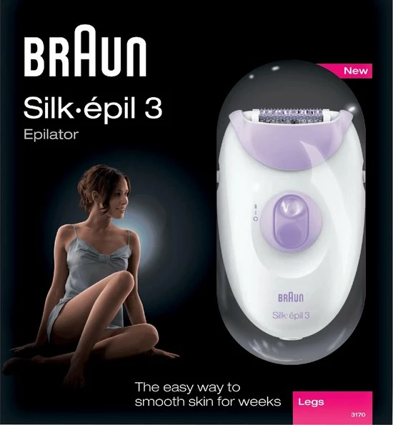Braun Silk-épil 3-170 Epilator Voor Langdurige Ontharing 17 Braun Silk-épil 3-170 Epilator Voor Langdurige Ontharing - Afbeelding 17