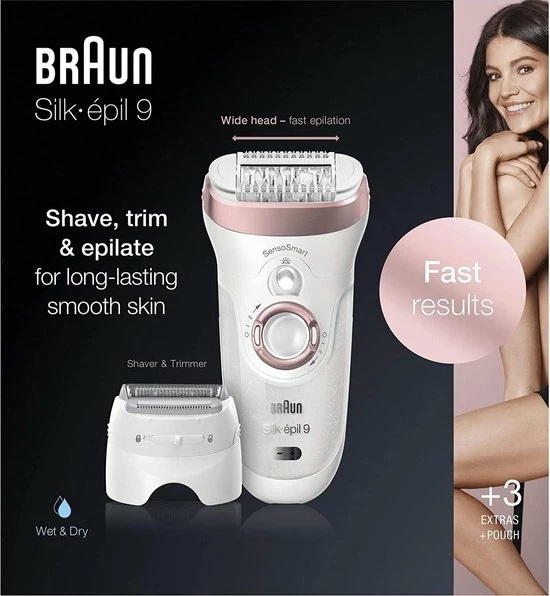 Epilator Voor Vrouwen Voor Langdurige Ontharing, Ontharingsapparaat, Wit/Ros?goud Depilator Epilator Voor Vrouwen Voor Langdurige Ontharing, Ontharingsapparaat, Wit/Ros?goud -Philips winkel 550x596 5