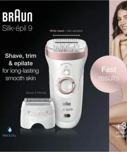 Braun Silk-épil 9 9-720 Wit/Roségoud - Epilator -Philips winkel 550x597 2