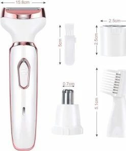 Ladyshaver Elektrisch Ladyshave, Draadloos 4-in-1 Elektrisch Scheerapparaat Voor Dames, Oplaadbaar Pijnloos Elektrisch Scheerapparaat Bikinitrimmer Nat En Droog Ontharen Voor Gezicht Benen Oksel, Neus En Wenkbrauw 11 Ladyshaver Elektrisch Ladyshave, Draadloos 4-in-1 Elektrisch Scheerapparaat Voor Dames, Oplaadbaar Pijnloos Elektrisch Scheerapparaat Bikinitrimmer Nat En Droog Ontharen Voor Gezicht Benen Oksel, Neus En Wenkbrauw -Philips winkel 550x597 3
