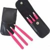 Cheaperito Wenkbrauw Epileer Pincet Set I 3-Delig I Met Luxe Opbergcase I Roze