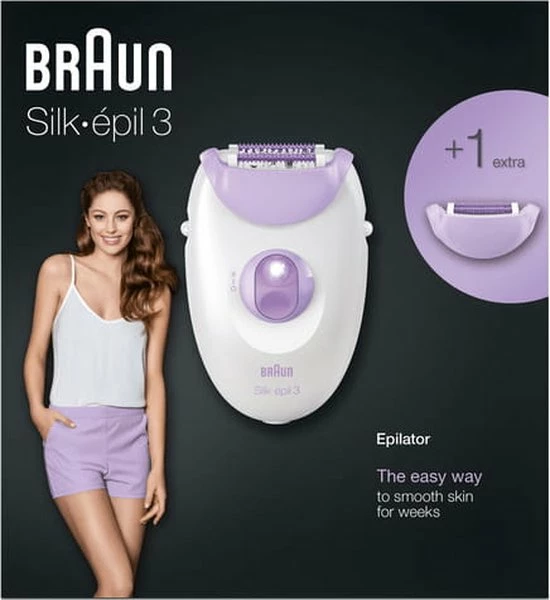 Braun Silk-épil 3-170 Epilator Voor Langdurige Ontharing 14 Braun Silk-épil 3-170 Epilator Voor Langdurige Ontharing - Afbeelding 14