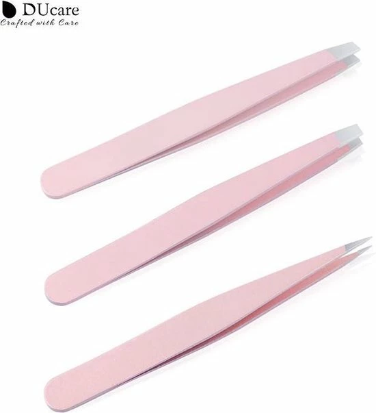 3 Delige Set - professionele Pincet Set Roze - Epileren - Precisie Elemental GOods 3 Delige Set - Professionele Pincet Set Roze - Epileren - Precisie -Philips winkel 550x603 2