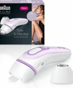 Braun Silk-expert Pro 3 PL3132 Wit En Lila - IPL Permanente Ontharing