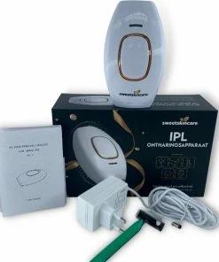 Sweetskincare - IPL Ontharingsapparaat - Ontharing - Laser - Epileerapparaat Dames - 600.000 Flitsen - Pijnloos -Philips winkel 550x613