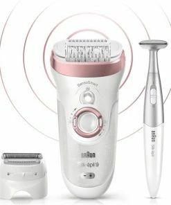 Braun Silk-?pil 9 9-890 - Epilator - Wit/Ros?goud -Philips winkel 550x617