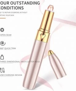 LOUZIR Draagbare Wenkbrauw Epilator - Haar Remover Pen - USB Trimmer -Philips winkel 550x623