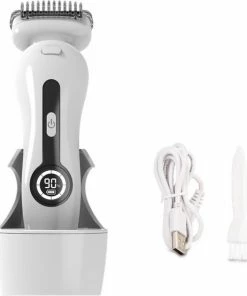 3-in-1 Draadloze Ladyshave - Scheerapparaat Vrouw- Oplaadbaar Standaard - Oksels - Benen - Trimmer Vrouw - Haarverwijderaar - Nat En Droog - Clean Supply