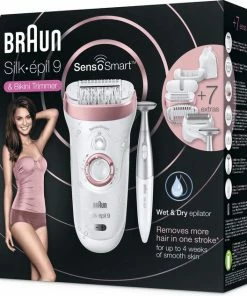 Braun Silk-?pil 9 9-890 - Epilator - Wit/Ros?goud -Philips winkel 550x633 3