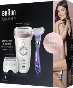 Braun Silk-?pil 9 9-870 - Epilator - Wit/Ros?goud -Philips winkel 550x633 5