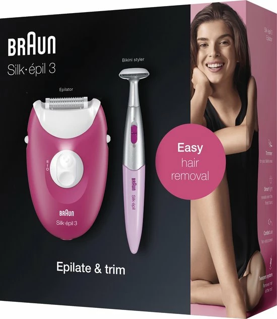Braun Silk-épil 3 -420 voor Langdurige Ontharing, Bikinistyler Braun Silk-épil 3 -420 Voor Langdurige Ontharing, Bikinistyler -Philips winkel 550x633 7