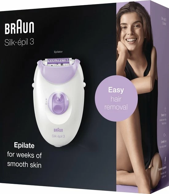Braun Silk-épil 3-170 Epilator Voor Langdurige Ontharing 13 Braun Silk-épil 3-170 Epilator Voor Langdurige Ontharing - Afbeelding 13