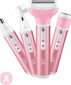 J.E? J.E Ladyshave Voor Vrouwen - Ontharings Trimmer - Haarverwijderaar - 4 In 1 - Black Friday 2022