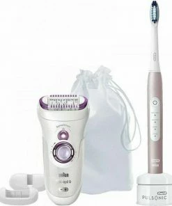 Braun Beauty Box Oral-B Pulsonic Elektrische Tandenborstel + Silk-?pil 9 Epilator