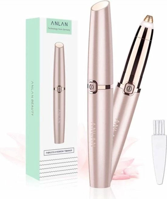 Ann Wenkbrauw Trimmer Pro - Effectieve Ontharing Epilator Voor Wenkbrauwen - Gezichtsepilator Dames - Gold 2 Ann Wenkbrauw Trimmer Pro - Effectieve Ontharing Epilator Voor Wenkbrauwen - Gezichtsepilator Dames - Gold - Afbeelding 2