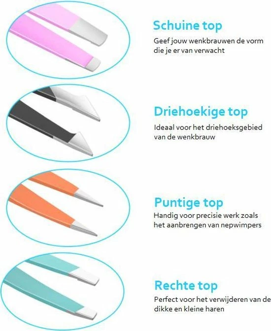 XYZ Goods - Pincet Set - Pincet Hobby - Pincet Kinderen - Voor Nepwimpers - 4 Stuks 4 XYZ Goods - Pincet Set - Pincet Hobby - Pincet Kinderen - Voor Nepwimpers - 4 Stuks - Afbeelding 4