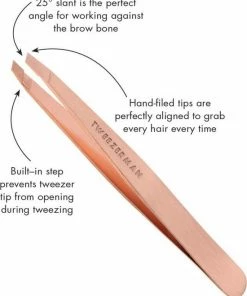 Tweezerman Slant Tweezer - Rosé Goud - Pincet -Philips winkel 550x670 4