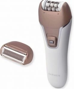 Carmen LS170 - Ladyshave - 2 In 1 - Oplaadbaar - Wit / Rosé