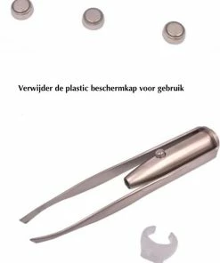 Coolsable Beauty Tools 2 STUKS LED Lamp Wenkbrauw Pincet Trimmer I Epileren I Verlichte RVS Tweezer Pincet I Met 3 Batterijen Extra 7 Coolsable Beauty Tools 2 STUKS LED Lamp Wenkbrauw Pincet Trimmer I Epileren I Verlichte RVS Tweezer Pincet I Met 3 Batterijen Extra -Philips winkel 550x673 1