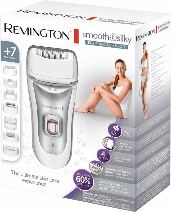 Remington EP7700 epilator Zilver, Wit Remington EP7700 Epilator Zilver, Wit -Philips winkel 550x682 1