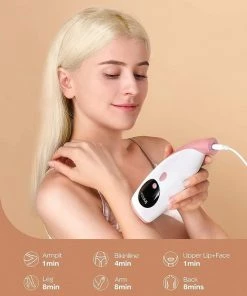 IPL Haarverwijderingsapparaat Voor Dames En Heren, 999.000 Knippert Permanent Pijnloos Haarverwijderingssysteem Met 2 Flitsmodi En 5 Instellingen Voor Gezicht Lichaam Benen Bikini Onderarm -Philips winkel 550x687 14