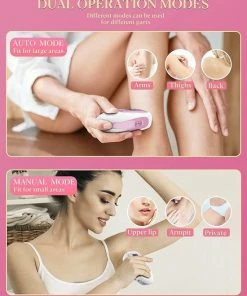 IPL-apparaat Ontharing Met 999,999 Lichtpuls Ontharingsapparaat Met Functie Vriespunt Fotonen Voor Lichaam Gezicht Bikini Zone Vrouwen En Mannen - (maken Make-up Tas) -Philips winkel 550x687 4