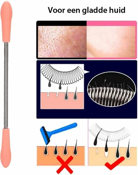 Doodadeals® | Epileerveer | Gezichtsepilator | Epileerveer Gezicht | Gezichtsontharing | Gezichtsontharing Voor Vrouwen | Epileren 4 Doodadeals® | Epileerveer | Gezichtsepilator | Epileerveer Gezicht | Gezichtsontharing | Gezichtsontharing Voor Vrouwen | Epileren - Afbeelding 4