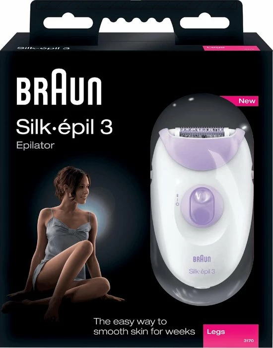 Braun Silk-épil 3-170 Epilator Voor Langdurige Ontharing 19 Braun Silk-épil 3-170 Epilator Voor Langdurige Ontharing - Afbeelding 19