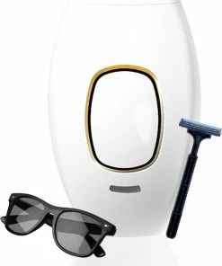 Merkloos IPL Ontharingsapparaat - Inclusief Scheermes En Beschermbril - 990.000 Flitsen