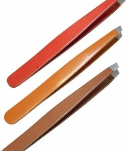 Precizor Pincet Set | Tweezer | Epileer Pincet | Schuine Zijde | 3 Delig | RVS | PZ-1373