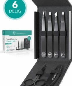 FreshDragon Pincet Epileer Set - Met Wenkbrauw Schaartje En Mesje - Tweezer
