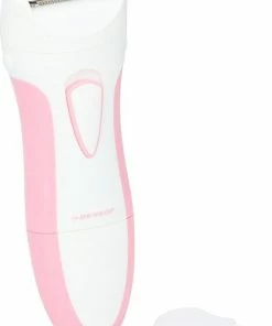 Dunlop Ladyshave - Incl. 2x AAA Batterijen - Afgerond Scheerblad -Ergonomisch Design - Opbergetui