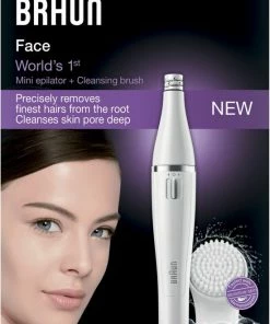Braun Face SE810 - Epilator Met Gezichtsreinigingsborstel