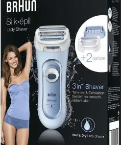 Ladyshaver Braun Silk-épil Ladyshave 5-160 Blauw - 3in1 Draadloos W&D Elek Scheerapparaat, Trimmer En Scrub Elektrisch Scheerapparaat Voor Dames | Waterdicht Droog En Nat Scheren 2 Ladyshaver Braun Silk-épil Ladyshave 5-160 Blauw - 3in1 Draadloos W&D Elek Scheerapparaat, Trimmer En Scrub Elektrisch Scheerapparaat Voor Dames | Waterdicht Droog En Nat Scheren -Philips winkel 550x811 1