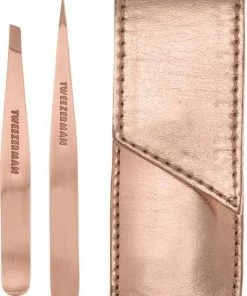 Tweezerman Petite Ros? Gold Set - Inclusief Etui - Epileer Pincet - Point Pincet - Cadeau Set - Wenkbrauwen Epileren -Philips winkel 550x814 2