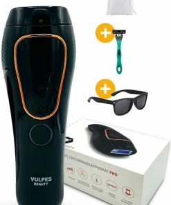 Vulpes Goods Vulpes Beauty? IPL Laser Ontharingsapparaat - Lichtontharing - Laser Ontharing - Pijnloos & Permanent Ontharen - Incl. GRATIS Veiligheidsbril, Scheermes En Opbergtas - PRO Versie