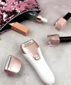 Carmen LS170 - Ladyshave - 2 In 1 - Oplaadbaar - Wit / Rosé -Philips winkel 550x824