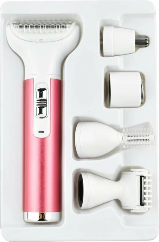 Bluemay 5-in-1 Ladyshave - Pijnloos - Ladyshave Voor Vrouwen - Scheerapparaat - Trimmer - Haarverwijderaar - Ontharing - Ontharingsapparaat 7 Bluemay 5-in-1 Ladyshave - Pijnloos - Ladyshave Voor Vrouwen - Scheerapparaat - Trimmer - Haarverwijderaar - Ontharing - Ontharingsapparaat - Afbeelding 7